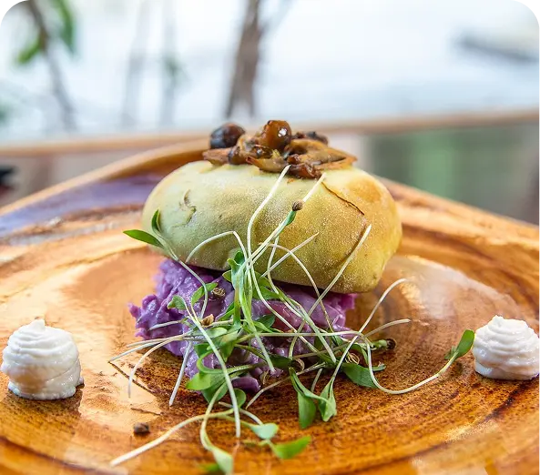comida vegetariana-lluvia